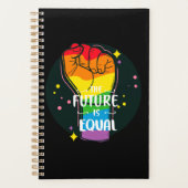 未来は平等に高められる プランナー手帳 (正面)