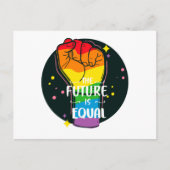 未来は平等に高められる ポストカード (正面)