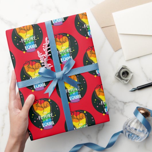 未来は平等に高められる ラッピングペーパー (ギフト)