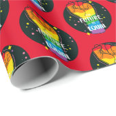 未来は平等に高められる ラッピングペーパー (ロールコーナー)