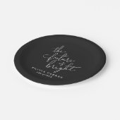 未来は明るいグラッドパーティー ペーパープレート (アングル)