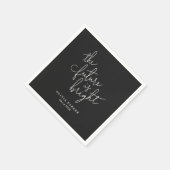 未来は明るい卒業ナプキン スタンダードカクテルナプキン (角)