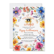 未来は明るい卒業パーティー招待状