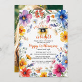 未来は明るい卒業パーティー招待状 招待状 (正面/裏面)