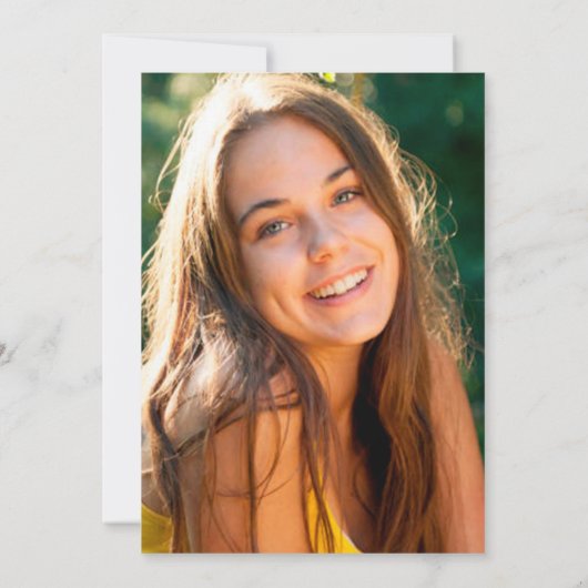 未来は明るい卒業式だ 招待状 (裏面)