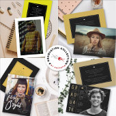 未来は明るい脚本はっきりしたの卒業写真 案内状