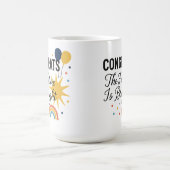 未来は明るい – おめでとう熱を明らかにするマグカップ モーフィングマグカップ (中央)