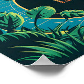 未来は明るい – Solarpunk Poster ポスター (角)