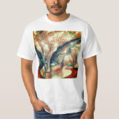 未来は明るい Tシャツ (正面)