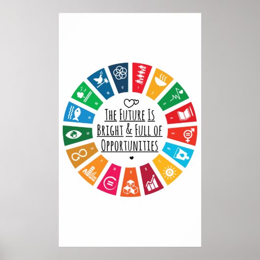 未来は明るく機会満載 ポスター (正面)