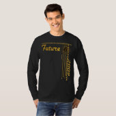 未来は暗号暗号通貨トレーダーBtcコインB Tシャツ (正面フル)