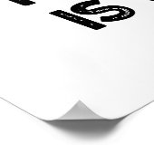 未来は曇り天気のコンおもしろいピュータ ポスター (角)