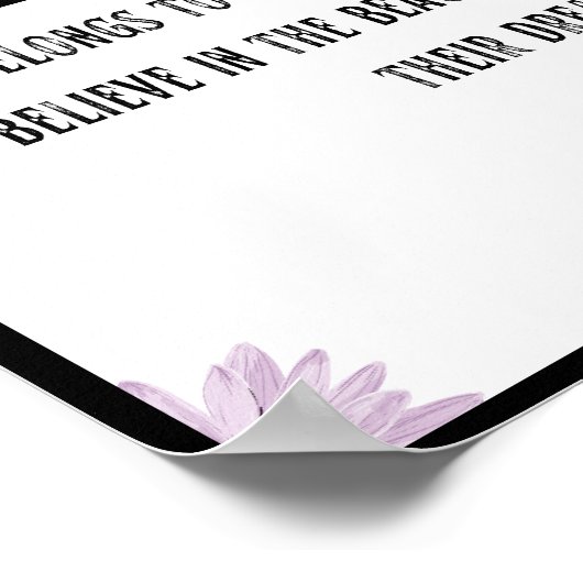 未来は次の者のものだ信じ ポスター (角)