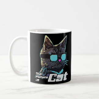 未来は猫 コーヒーマグカップ