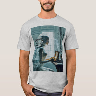 「未来は知性に出会う」 Tシャツ