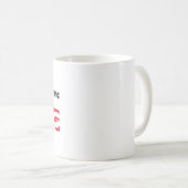 未来は私が決める - 投票しよう コーヒーマグカップ (正面右)
