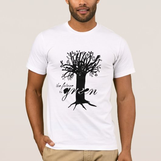 未来は緑です Tシャツ (正面)