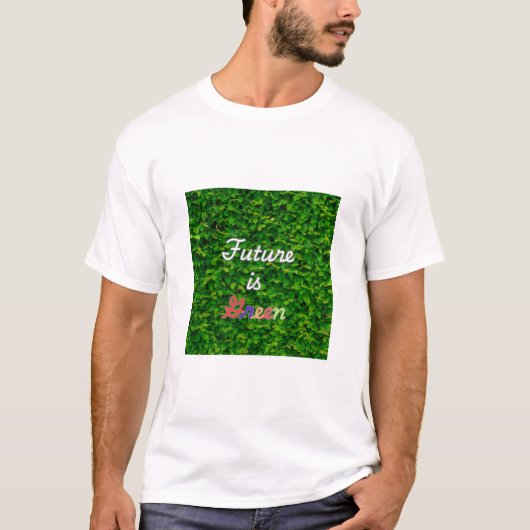 未来は緑 Tシャツ (正面)