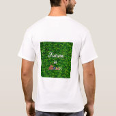 未来は緑 Tシャツ (裏面)