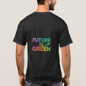 未来は緑 Tシャツ (裏面)