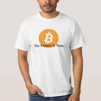 未来はBitcoinの今はワイシャツです Tシャツ