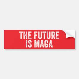未来はMAGAトランプ選挙2024 バンパーステッカー