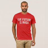 未来はMAGAトランプ選挙2024 Tシャツ (正面フル)