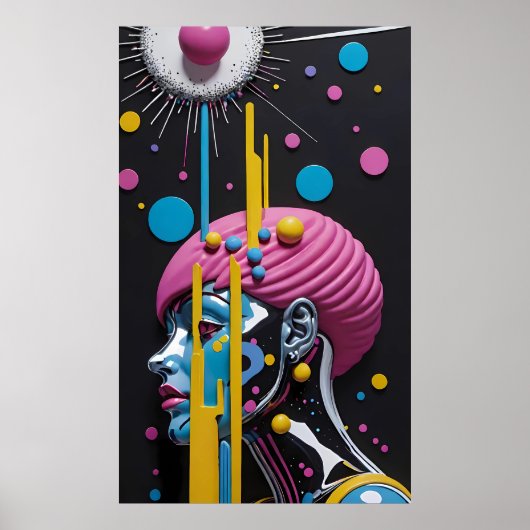 未来へのスプライシング – Ken Gage Art ポスター (正面)