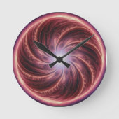 未来へのポータル ラウンド壁時計 (正面)