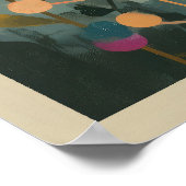 未来へのリーチ – Solarpunk Artプリント ポスター (角)