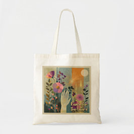 未来へのリーチ – Solarpunk Tote Bag トートバッグ