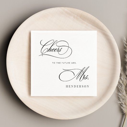 未来への応援ミセス・ブライダルシャワー・ブランチ スタンダードカクテルナプキン