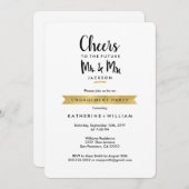 未来への応援ミセス・婚約パーティ 招待状 (正面/裏面)