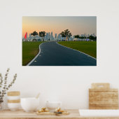 未来への日没の道 ポスター (キッチン)