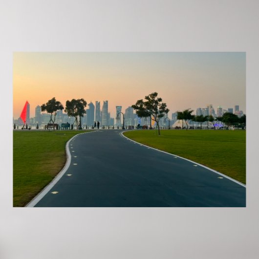 未来への日没の道 ポスター (正面)