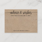 未来への願いミセス・クラフト・アドバイス・カード エンクロージャーカード (正面)