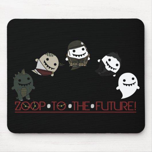 未来へのZoop! タイムラインのマウスパッド マウスパッド (正面)