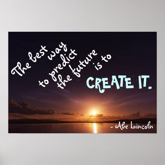 未来を作る ポスター (正面)