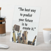 '未来を作成する' 台座サイン (インサイチュ)