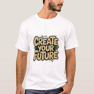 未来を創やる気を起こさせる造すよくはしゃぐる Tシャツ