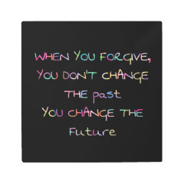 未来を変えることを許す メタルプリント