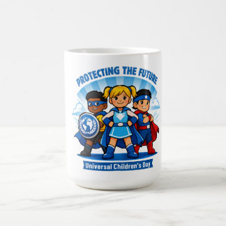 未来を守る 世界子供の日 コーヒーマグカップ