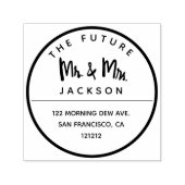 未来を巡るミセス・差出人住所 セルフインキングスタンプ (デザイン)