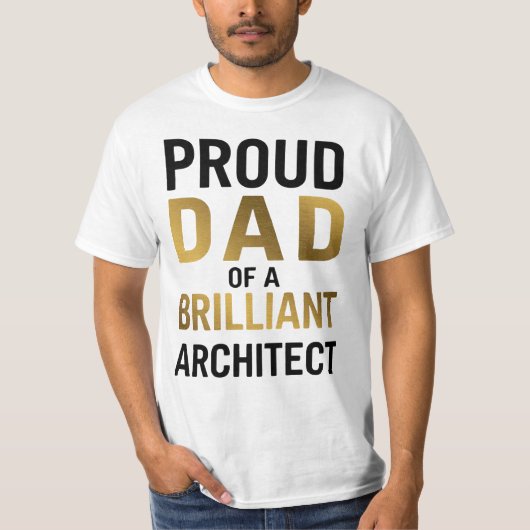未来を築くために彼を育てた Tシャツ (正面)