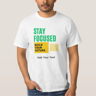 未来を築くモチベーションテイ Tシャツ