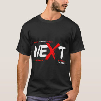 未来を築く次世代 Tシャツ