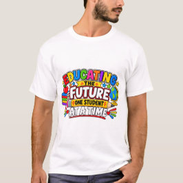未来を育てる、一人ひとりの学生のために Tシャツ