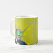 未来を見る コーヒーマグカップ (正面左)