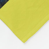 未来を見る フリースブランケット (角)