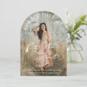 未来エレガントの帽子が待っている!卒業写真 招待状 (スタンド正面)